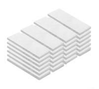 Bioethanol Fireplace Wool Wicks Set 24 Packs of Fiber Cotton Insulation for Safe Indoor Use, High Temperature Resistant Bioethanol Sponge for Fireplaces, Easy Cut to Size (2 * 4.7in)