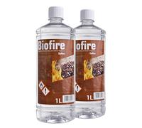Bioethanol Scented liquid Fuel Eco Line Premium Grade Quality, Clean Burn 1L Containers (Coffee, 2L)