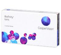Biofinity Toric (3 lenses) -1.25 Stärke: -8.00, BC: 8.70, DIA: 14.50, CYL: -1.25, AXIS: 150° -8.00 8.70 14.50 150°