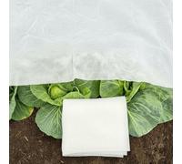 BioFleece Biodegradable Frost Protection Garden Fleece for Plants | Heavy-Duty Plant Cover for Cold Weather Down to -5°C | Available in 2m Width, Multiple Lengths (18gsm 2m x 20m)