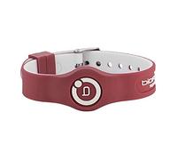 Bioflow Sport Flex Adjustable Magnetic Therapy Wristband - Maroon/White