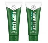 Biofreeze Cooling Gel 59 ml (2 Pack, 118ml) - Muscle & Joint Pain Relief, Eases Discomfort, Targets Small & Large Areas, Effective for Muscles, Bones, Joints, and Fever Alleviation