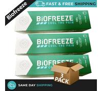 Biofreeze GEL Pain Relief Sore Muscle Arthritis Sore Joint Gel 118ml Pack of 3