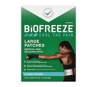 Biofreeze Menthol Pain Relieving Patches (5 Patches Per Box) Up To 8 Hours Of Pain Relief From Sore Muscles, Arthritis, Backaches, Spains, Bruises, Strains And Joint Pain (Package May Vary)