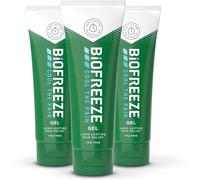 Biofreeze Pain Relief Gel, 118ml X 3, Muscle Rub Pain Relief, Cools, Soothes, Back Pain, Neck Pain, Arthritis , Fast Acting, Long Lasting, Muscles, Bones And Joints, Pain and Fever