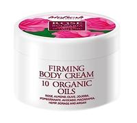 Biofresh cosmetics Rose of Bulgaria Firming Body Cream 10 Organic Oils 300ml - Rose, Almond, Olive, Jojoba, Pomegranate, Avocado, Macadamia, Argan