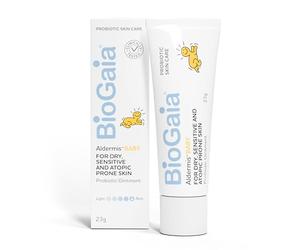 BioGaia Aldermis Probiotic Baby Ointment | Spot Treatment Cream for Dry & Sensitive Skin | Supports Baby’s Skin Microbiome | Contains Patented L. Reuteri & Plant-based Oils | Fragrance-free | 23 g