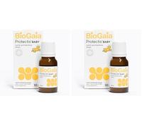 BioGaia Protectis Baby Drops | Probiotic Supplement for Newborns, Babies & Infants | Daily Digestive Support with 100 Million Live L. Reuteri Probiotics | Features LongevityGuard | 10 ml (Pack of 2)