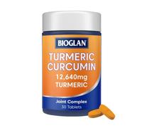Bioglan Active Curcumin Supplement – High Strength Turmeric Extract – 1 Month (30 Tablets)