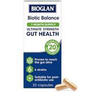 Bioglan Biotic Balance Ultimate Flora | 20 Billion | CFU | 6 Strains | Live Bacteria | 30 Capsules