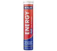 Bioglan Energy Fizz Effervescent Tablets, Orange Flavour, Vitamin C, B Vitamins, Iron & Magnesium, Helps Reduce Tiredness & Fatigue, Daily Dissolvable Energy Drink - 20 Effervescent Tablets