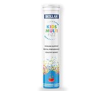 Bioglan Kids Multi Fizz Effervescent | Calcium | Vitamin D, B5 | Strawberry Flavour | 20