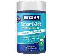 Bioglan SmartKids Happy Tummies - 30 Strawberry Gummies