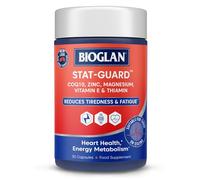 Bioglan Stat Guard | CoQ10 | Zinc | Vitamin E | Vitamin B1 | Magnesium | Helps Reduces Tiredness | Fatigue & Supports Heart Health | 30 Capsules