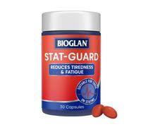 Bioglan Stat Guard | CoQ10 | Zinc | Vitamin E | Vitamin B1 | Magnesium | Helps Reduces Tiredness | Fatigue & Supports Heart Health | 30 Capsules
