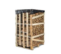 Bioglow Kiln-Dried Oak Logs - 2.2 cubic metre crate - Woodsure Ready to Burn - Perfect Firewood For Log Burners, Wood Stoves, Pizza Ovens