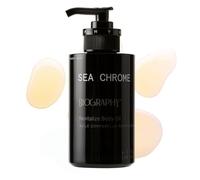 Biography Sea Chrome Revitalising Body Oil 140ml Luxury Moisturising After Shower for Firm and Radiant Skin with Caffeine from Guarana Seeds