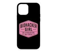 Biohacker Girl Like A Regular Only Cooler Funny Biohacking Case for iPhone 12 mini