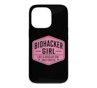 Biohacker Girl Like A Regular Only Cooler Funny Biohacking Case for iPhone 13 Pro