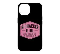Biohacker Girl Like A Regular Only Cooler Funny Biohacking Case for iPhone 14