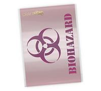 Biohazard Sign Stencil - Biohazard Symbol Stencil Temlate - 16 x 12.5 cm