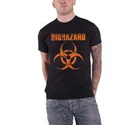 Biohazard T Shirt Band Logo Urban Discipline Official Mens Black XL