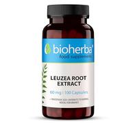 BIOHERBA LEUZEA Root Extract 60 mg 100 Capsules Men's Health Supplement for Energy