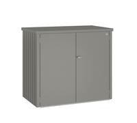 Biohort Alex Double Wheelie Bin Store - Metallic Quartz Grey