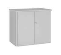 Biohort Alex Double Wheelie Bin Store - Metallic Silver