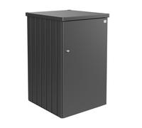 Biohort Alex Single Wheelie Bin Store - Metallic Dark Grey