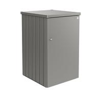 Biohort Alex Single Wheelie Bin Store - Metallic Quartz Grey