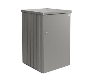 Biohort Alex Single Wheelie Bin Store - Metallic Quartz Grey