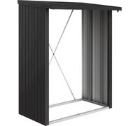 Biohort Firewood Rack - WoodStock 150 - Dark grey metallic