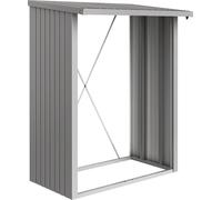 Biohort Firewood Rack - WoodStock 150 - Silver metallic