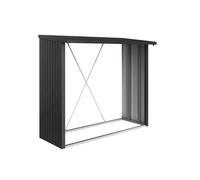 Biohort Firewood Rack - WoodStock 230 - Dark grey metallic