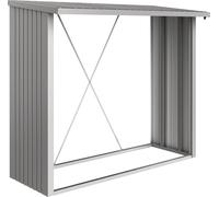 Biohort Firewood Rack - WoodStock 230 - Silver metallic