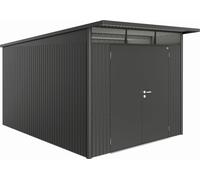 Biohort Garden Shed - AvantGarde | Double Door, Metallic Dark Grey - A8