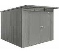 Biohort Garden Shed - AvantGarde | Double Door, Metallic Quartz Grey - A7