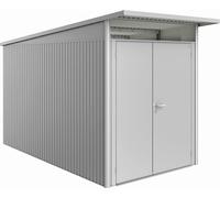 Biohort Garden Shed - AvantGarde | Double Door, Metallic Silver - A4