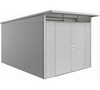 Biohort Garden Shed - AvantGarde | Double Door, Metallic Silver - A8