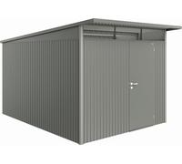Biohort Garden Shed - AvantGarde | Standard Door, Metallic Quartz Grey - A8