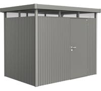 Biohort Garden Shed - HighLine | Standard Door, Metallic Quartz Grey - H2