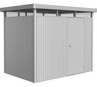 Biohort Garden Shed - HighLine | Standard Door, Metallic Silver - H2