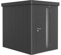 Biohort Garden Shed - Neo | Standard Door, Metallic Dark Grey - 2A