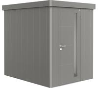 Biohort Garden Shed - Neo | Standard Door, Metallic Quartz Grey - 2A