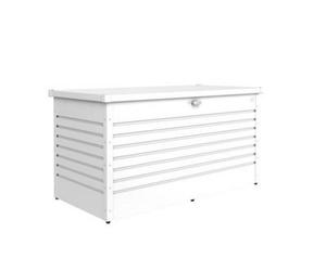 Biohort High Quality 5Ft X 2.5Ft Leisuretime Box 160 Garden Metal Storage - White