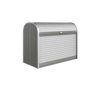 Biohort High Quality 5Ft X 2.5Ft Storemax 160 Metal Storage Unit - Metallic Quartz Grey