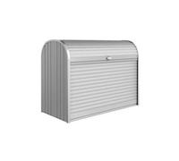 Biohort High Quality 5Ft X 2.5Ft Storemax 160 Metal Storage Unit - Metallic Silver