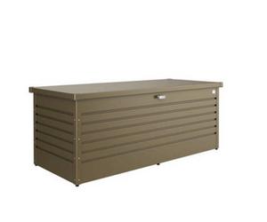 Biohort High Quality 6Ft X 2.5Ft Leisuretime Box 180 Garden Metal Storage - Metallic Bronze