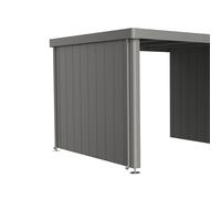Biohort Side Wall for the Side Roof for Garden Shed Neo - Quartz Grey-Metallic - 3A/3B/3C/3D
